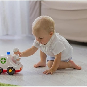 اسباب بازی ماشین آمبولانس با دکتر تولو مدل89897 Tolo First Friends Ambulance_اسباب بازی نوزادی