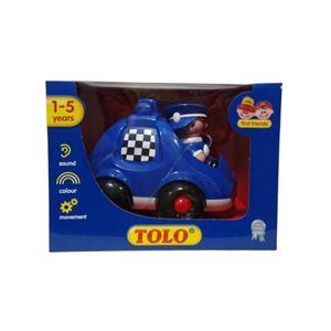 اسباب بازی ماشین پلیس با آدمک تولو مدل 87478 Tolo First Friends Police_اسباب بازی نوزادی