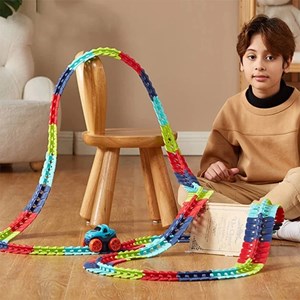 کیت ماشین بازی ریسینگ باتری خور 138 قطعه ای changeable track_اسباب بازی ماشین