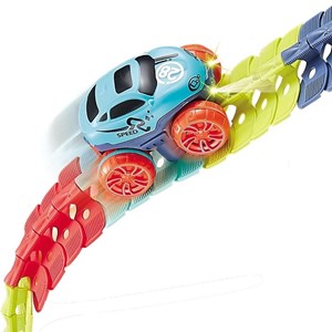کیت ماشین بازی ریسینگ باتری خور 138 قطعه ای changeable track_اسباب بازی ماشین