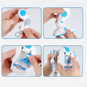 کیت ربات اسباب بازی حرکتی همراه با سرنشین کیوت سان لایت_اسباب بازی ربات