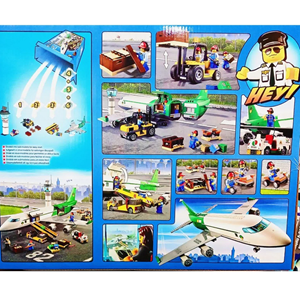 لگو سیتی فرودگاه هواپیما مسافربری 658 قطعه مدل TERMINAL City C2022_اسباب بازی لگو