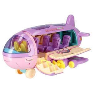 اسباب بازی هواپیما مسافربری همراه با دو مینی فیگور_اسباب بازی اکشن فیگور