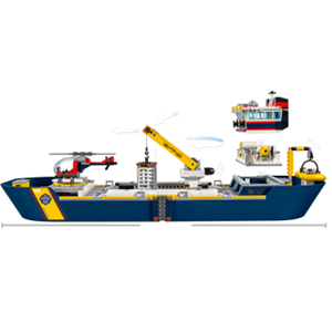 لگو سیتی کشتی اکتشاف در اقیانوس 745 قطعه مدل Ocean Exploration Ship 66113_اسباب بازی لگو