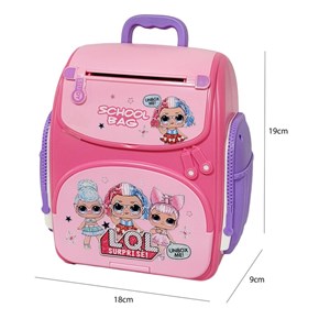 قلک مدل كوله پشتي رمزدار طرح ال او ال سوپرایز Intelligent School Bag Toy ATM LOL_اسباب بازی کوله پشتی