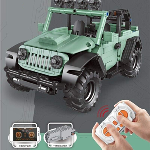 لگو تکنیک ماشین کنترلی جیپ سبز 714 قطعه مدل DECOOL 3901_اسباب بازی
