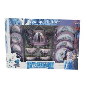 اسباب بازی ست چای خوری فلزی طرح فروزن_اسباب بازی لوازم خانگی