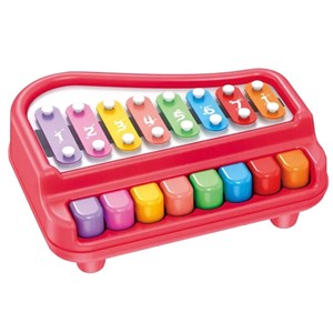 اسباب بازی پیانو و بلز دو کاره 8 کلید هانگر Huanger_اسباب بازی موسیقی