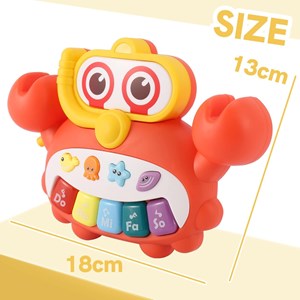 اسباب بازی پیانو خرچنگ هانگر HUANGER_اسباب بازی موسیقی