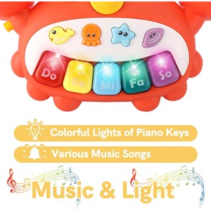 اسباب بازی پیانو خرچنگ هانگر HUANGER_اسباب بازی موسیقی