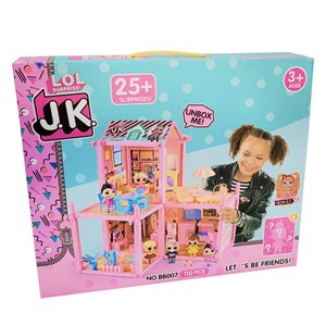 خانه عروسکی ال او ال سورپرایزی 110 قطعه مدل LOL surprise house BB007_اسباب بازی لوازم خانگی