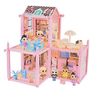 خانه عروسکی ال او ال سورپرایزی 110 قطعه مدل LOL surprise house BB007_اسباب بازی لوازم خانگی