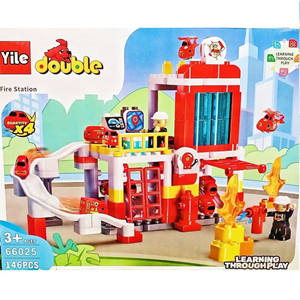 لگو دوپلو ایستگاه آتش نشانی 146 قطعه مدل Fire Station 66025_اسباب بازی لگو