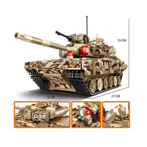 لگو تکنیک تانک جنگی 954 قطعه MILITARY TANK BLOCK BUILDING 8038_اسباب بازی لگو