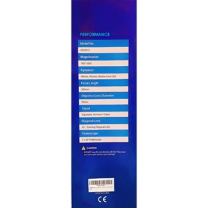 تلسکوپ طبیعتگردی به همراه کوله پشتی مدل AOMEKIE AO2013 50mm Refractor Telescope_اسباب بازی علمی