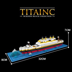 لگو کریتور کشتی تایتانیک 1068 قطعه مدل BLOCK Titanic 2234_اسباب بازی لگو