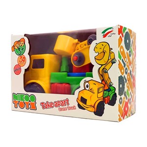 اسباب بازی جرثقیل ساز و باز نیکو تویز TAKE APART NIKOOTOYS_اسباب بازی ماشین