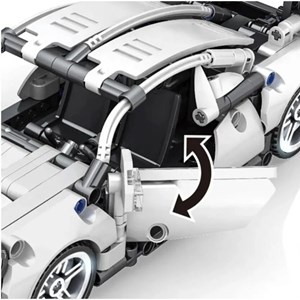 لگو تکنیک ماشین پورشه 492 قطعه مدل JIQILE 48002_اسباب بازی لگو