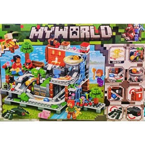 لگو ماینکرافت 588 قطعه مدل 1101 Minecraft_اسباب بازی لگو