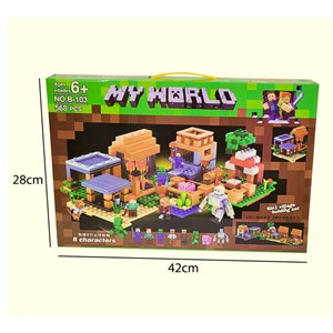 لگو ماینکرافت 568 قطعه مدل B-103 Minecraft_اسباب بازی لگو