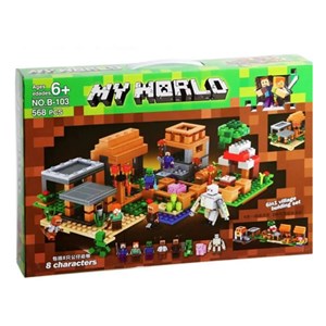 لگو ماینکرافت 568 قطعه مدل B-103 Minecraft_اسباب بازی لگو