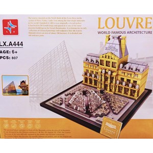 لگو کریتور موزه لوور پاریس 807 قطعه مدل LX A444_اسباب بازی لگو