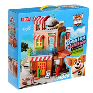 لگو دوپلو خانه عروسکی 141 قطعه فلو مدل FEELO GENIUS ARCHITECT 1810_اسباب بازی لگو