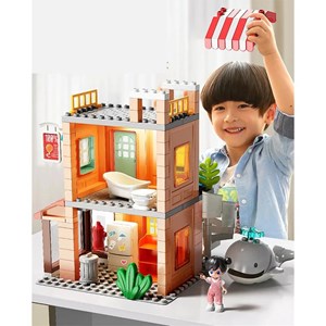 لگو دوپلو خانه عروسکی 141 قطعه فلو مدل FEELO GENIUS ARCHITECT 1810_اسباب بازی لگو