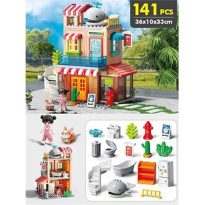 لگو دوپلو خانه عروسکی 141 قطعه فلو مدل FEELO GENIUS ARCHITECT 1810_اسباب بازی لگو