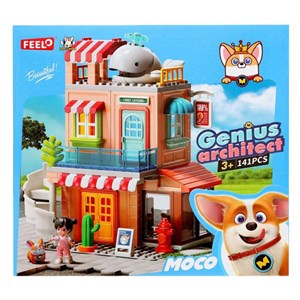 لگو دوپلو خانه عروسکی 141 قطعه فلو مدل FEELO GENIUS ARCHITECT 1810_اسباب بازی لگو