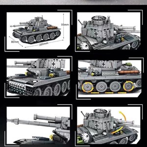 لگو تکنیک تانک جنگی 502 قطعه مدل 66005 TANK BLOCK BUILDING LEYI_اسباب بازی لگو