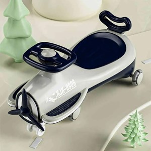 سه چرخه پلاسماکار چراغدار و موزیکال طرح هواپیما (لوپ کار)_اسباب بازی سه چرخه