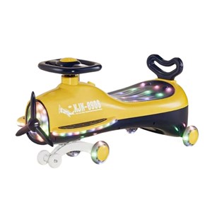 سه چرخه پلاسماکار چراغدار و موزیکال طرح هواپیما (لوپ کار)_اسباب بازی سه چرخه