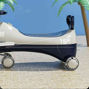 سه چرخه پلاسماکار چراغدار و موزیکال طرح هواپیما (لوپ کار)_اسباب بازی سه چرخه