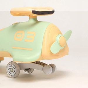 سه چرخه پلاسماکار چراغدار و موزیکال طرح هلیکوپتر (لوپ کار)_اسباب بازی سه چرخه