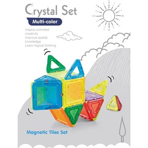 اسباب بازی ساختنی تایل مگنتی 94 قطعه مدل Magnetic DIY_اسباب بازی لگو