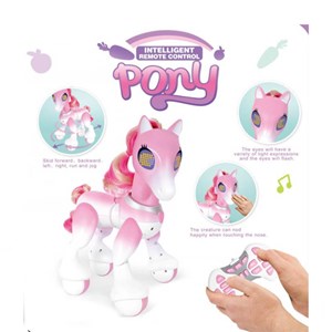 ربات اسباب بازی کنترلی شارژی مدل پونی یونیکورن صورتی Remote Control Unicorn_اسباب بازی ربات