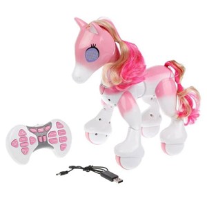 ربات اسباب بازی کنترلی شارژی مدل پونی یونیکورن صورتی Remote Control Unicorn_اسباب بازی ربات