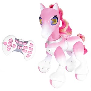ربات اسباب بازی کنترلی شارژی مدل پونی یونیکورن صورتی Remote Control Unicorn_اسباب بازی ربات