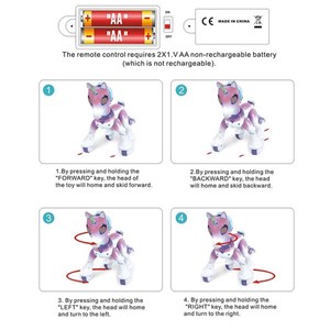 ربات اسباب بازی کنترلی شارژی مدل پونی یونیکورن صورتی Remote Control Unicorn_اسباب بازی ربات
