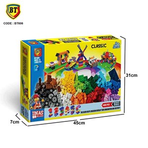لگو کلاسیک خانه سازی 606 قطعه مدل BT_اسباب بازی لگو
