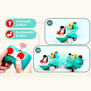 اسباب بازی موزیکال هواپیما کنترلی هولی تویز مدل HA999500_اسباب بازی نوزادی