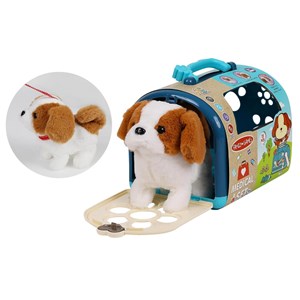 اسباب بازی سگ خانگی به همراه قفس و وسایل دامپزشکی مجموعه 15 عددی_عروسک رباتیک