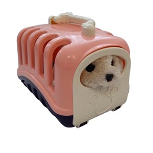 اسباب بازی سگ خانگی به همراه قفس و وسایل آرایشی مجموعه 7 عددی_عروسک رباتیک