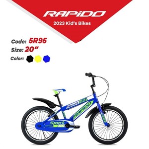 دوچرخه اورجینال کودک سایز 20 مدل راپیدو RAPIDO 5R95_اسباب بازی دوچرخه