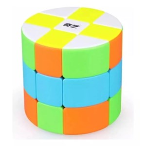 روبیک استوانه خودرنگ 3×3 برند کای وای QiYi مدل 731 EQY_بازی فکری