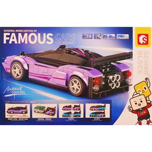 لگو تکنیک ماشین مسابقه 254 قطعه مدل 714007 FAMOUSE_اسباب بازی لگو