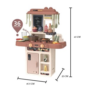 ست اسباب بازی آشپزخانه 36 پارچه مدل Fashion kitchen 889_190_اسباب بازی لوازم خانگی