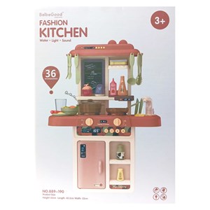 ست اسباب بازی آشپزخانه 36 پارچه مدل Fashion kitchen 889_190_اسباب بازی لوازم خانگی