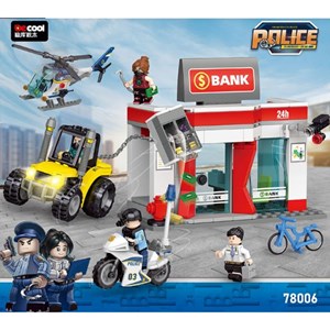 لگو سیتی ایستگاه پلیس شهر 431 قطعه مدل 78006 DECOOL Police Station City_اسباب بازی لگو